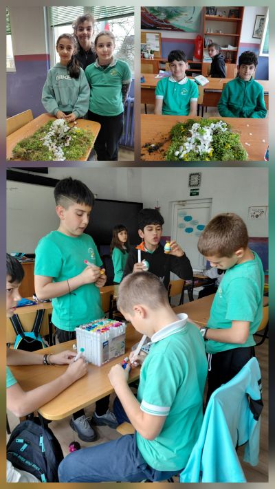 Пролетни цветове и червени яйца: Великден в ЦДО-16 4