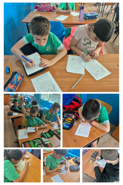 По стъпките на предците: 3. „а“ клас преписа химна на глаголица! 2